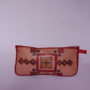 Portefeuille à chaîne en cuir de chèvre