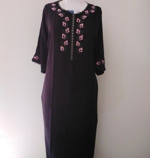 Pyjama avec randa et broderie rbatie