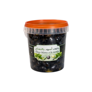 Olives noires à la menthe