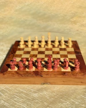 Jeu d'Échecs en Bois (24 cm)