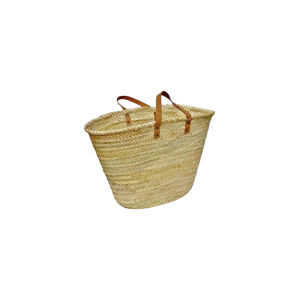 Panier en doum naturel