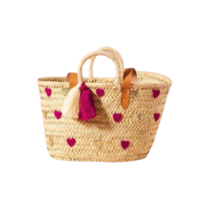 Panier en doum naturel