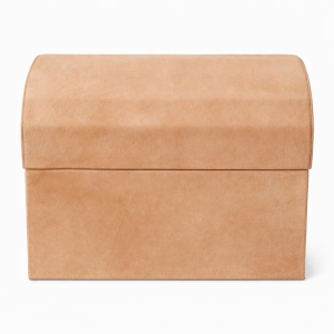 Coffret en bois et cuir
