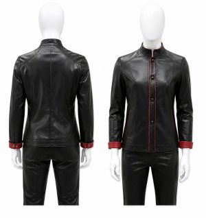 Blouse Femme en Cuir
