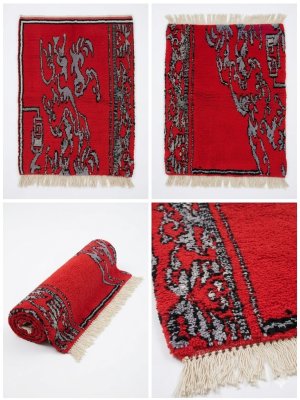 Tapis Mediounia en laine naturelle