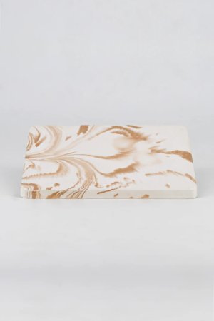 Grand plateau effet marbre
