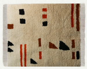 Tapis moderne à nœuds