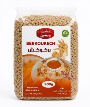 Berkoukes roulé à la main
