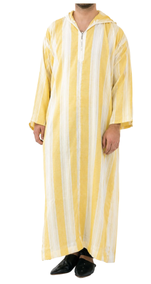 Djellaba bzouia (tissu premium de Bzou)