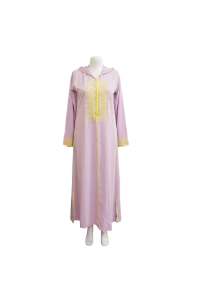 Jellaba à la broderie rbatie