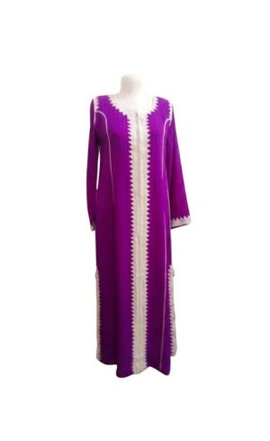 Caftan couleur fuchsia