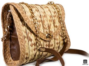 Sac en doum et cuir