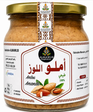 Amlou aux amandes, à l’argan et au miel de l'oranger