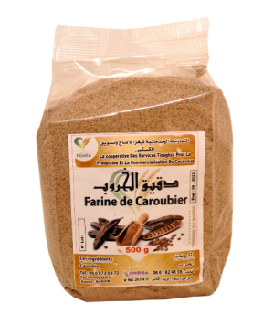 Farine de caroubier