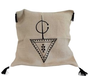 Coussin avec motif Amazigh (berbère)